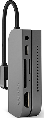 Epico Type-C HUB PAD space grey