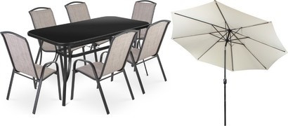 Fieldmann Sada zahradního nábytku RUBY LUX LIGHT