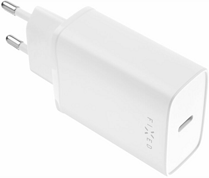 Fixed Nabíječka USB-C PD 25W bílá