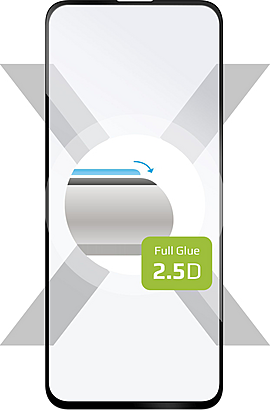 Fixed Ochranné sklo Galaxy A51 černé