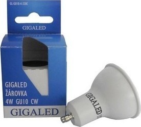 Gigaled GU10 4W teplá bílá GL-GU10-4-280W