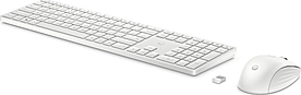 HP 650 Wireless Keyboard & Mouse White