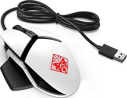 HP Reactor Mouse USB OMEN bílá