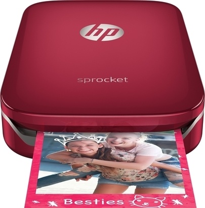 HP Sprocket Photo Printer Red