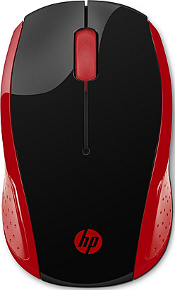 HP Wireless Mouse 200 Empress Red