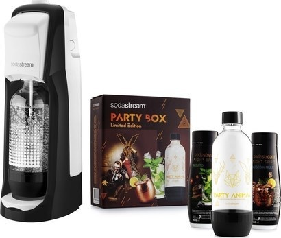 SodaStream Jet Black & White + Party Box