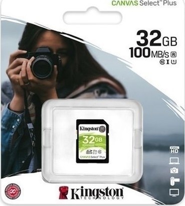 Kingston 32GB SDHC U1 V10 CL10 100MB/s