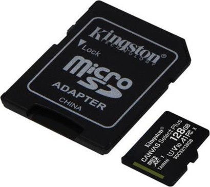 Kingston MicroSDXC 128GB UHS-1 SDCS v2