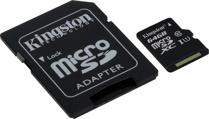 Kingston MicroSDXC 64GB UHS-1 SDC10G2