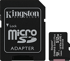 Kingston MicroSDXC SDCS2/512GB UHS-I v2