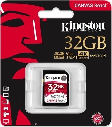 Kingston SDHC 32GB UHS-I U3 V30 100R/70W