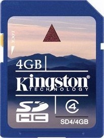 Kingston SDHC 4GB CL4 SD4