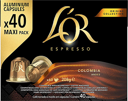 L'Or Nespresso Columbia 40 ks