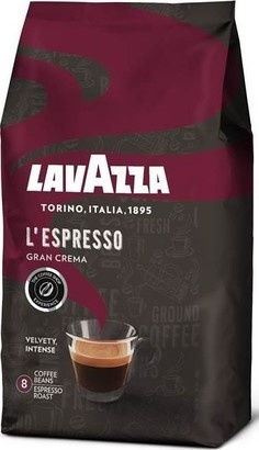 Lavazza Gran Crema káva zrnková 1000g