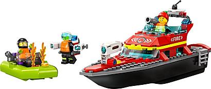 LEGO Hasičská záchranná loď a člun 60373