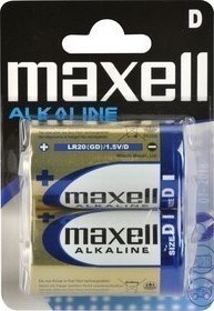 Maxell LR20 2BP ALK 2x D (R20)