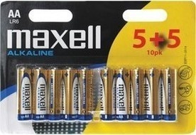 Maxell LR6 10BP ALK 10x AA (R6)