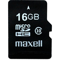 Maxell MicroSDHC 16GB CL10 + adpt 854717