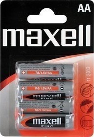 Maxell R6 4BP Zinc 4x AA