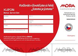 Mora BONUS SERVIS 5 let záruka