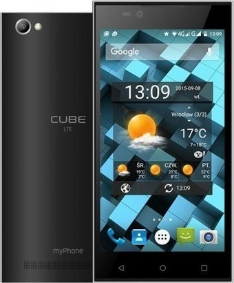 myPhone CUBE LTE Černý