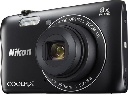 Nikon Coolpix S3700 black + pouzdro