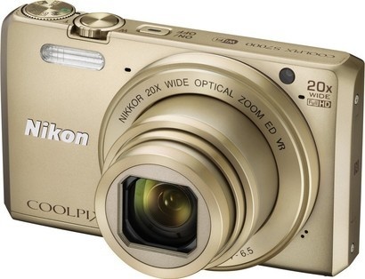 Nikon Coolpix S7000 Gold + pouzdro + 8GB