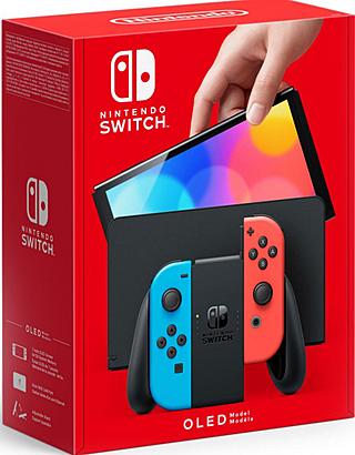 Nintendo Switch OLED red & blue
