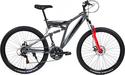 Olpran Denver Full Disc Full Suspenzion 27,5" stříbrné/černé ALU