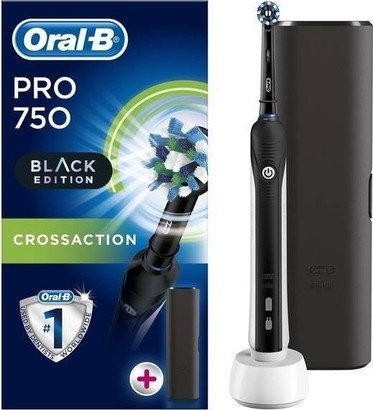 Oral-B PRO 750 Black Cross Action