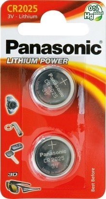 Panasonic CR-2025 2BP Li