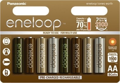 Panasonic ENELOOP HR6 AA 3MCCE/8UE 1900mAh EARTH pack