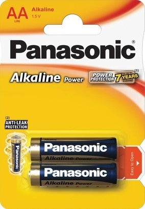 Panasonic LR6 2BP AA Alk Power alk