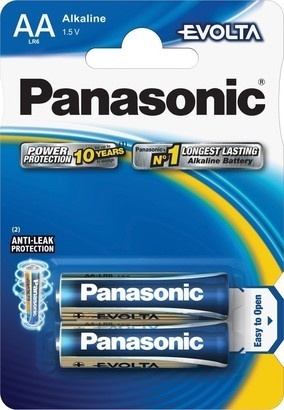 Panasonic LR6 2BP AA Evolta alk