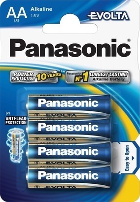 Panasonic LR6 4BP AA Evolta alk