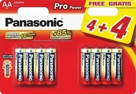 Panasonic LR6 8BP AA Pro Power alk