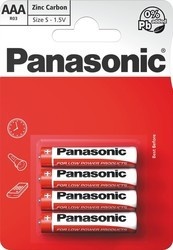 Panasonic R03 4BP AAA Red zn