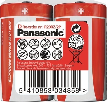 Panasonic R20 2S D Red zn