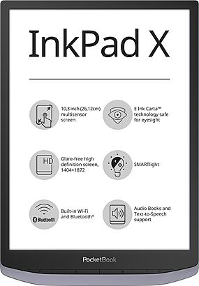 PocketBook E-book 1040 InkPad X met grey