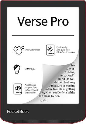 PocketBook E-book 634 Verse Pro Pas. Red