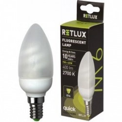 RETLUX RFL 21 CANDLE-C37 9W E14