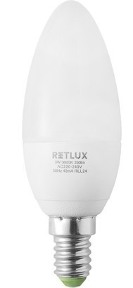 RETLUX RLL 24 LED C37 5W E14