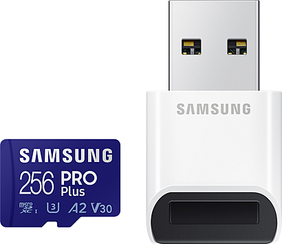 Samsung MicroSDHC 256GB PRO Plus+USB adp