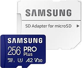 Samsung MicroSDXC 256GB PRO Plus+ SD adaptér