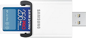 Samsung SDXC karta 256GB PRO PLUS+USB ad
