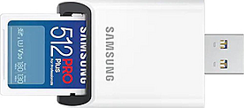Samsung SDXC karta 512GB PRO PLUS+USB ad