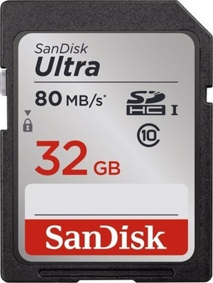 Sandisk 139767 SDHC 32GB 80M UHS-I Ultra