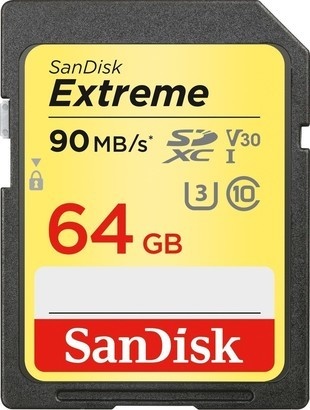 Sandisk 173356 SDHC 64GB 90M UHS-3 EXTRE