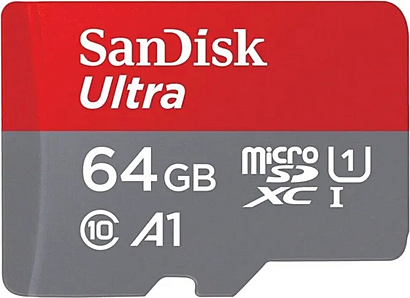 Sandisk 186504 MicroSDXC 64GB 120M UHS-I