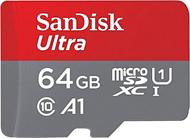 Sandisk 186504 MicroSDXC 64GB 120M UHS-I